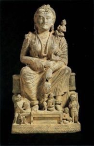 gandhara-goddess-sculpture
