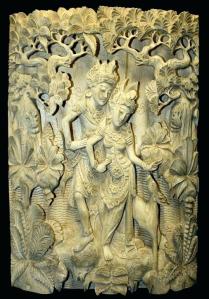 Bali Sita-Ram wood&nbsp;carving